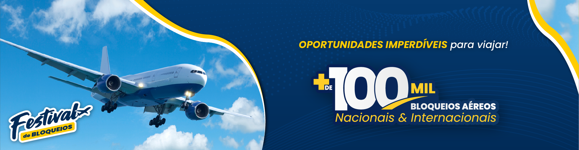 100 mil bloqueios